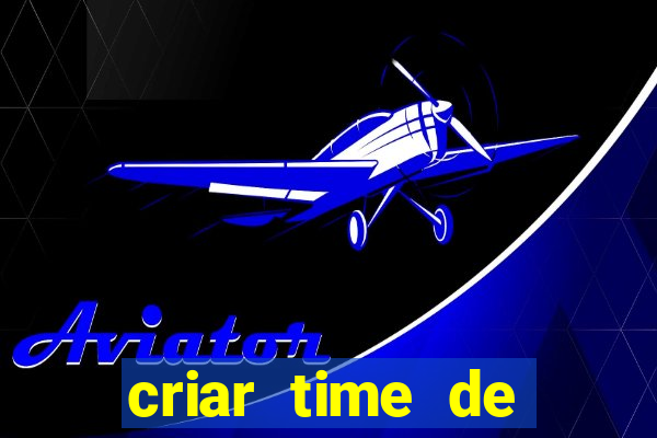 criar time de futebol simulador